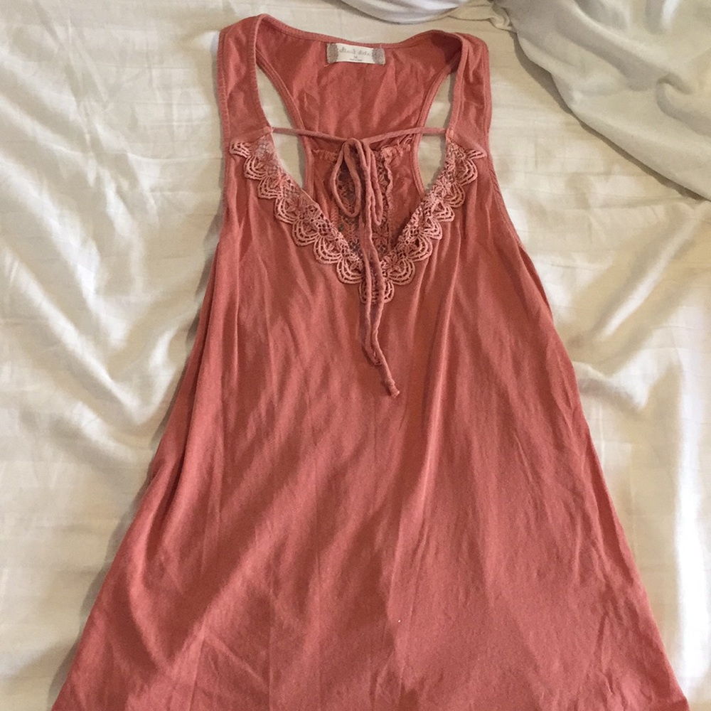 Altard State burnt orange embroidered top